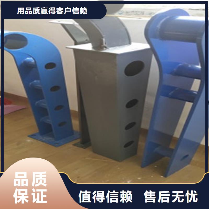 护栏4Q235钢板立柱厂家直接面向客户定金锁价