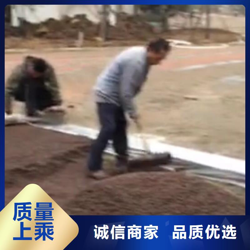 透水彩色压模地面注重细节用心制作