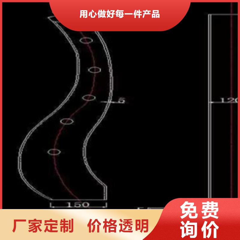 桥梁护栏立柱不锈钢碳塑钢复合管栏杆实拍品质保障本地品牌