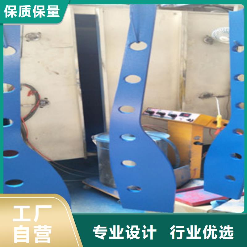 德州桥梁护栏立柱不锈钢碳塑钢复合管栏杆按需定做