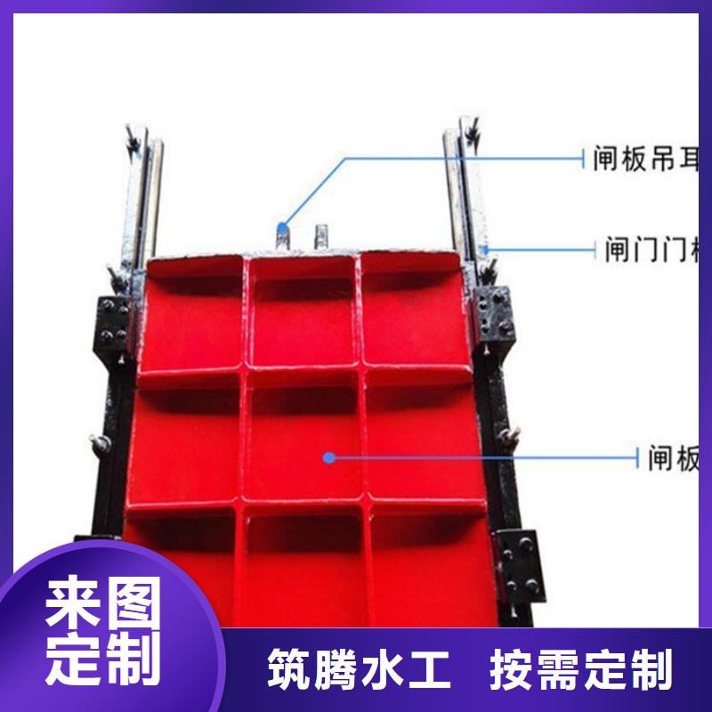 双向镶铜铸铁闸门源头厂家追求细节品质