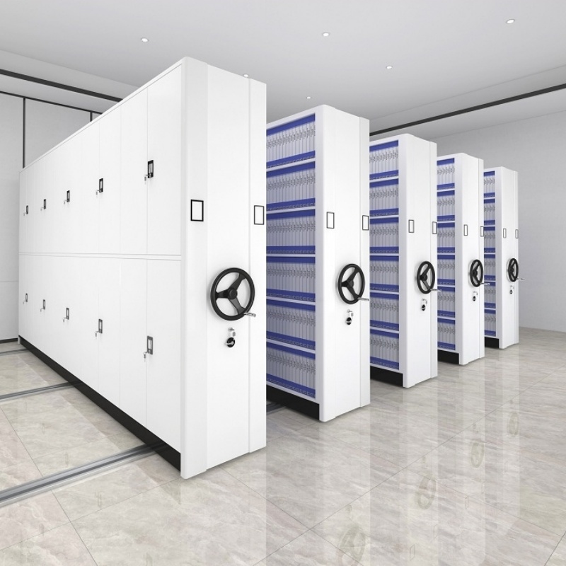 牡丹江东宁档案室手摇密集柜、档案室手摇密集柜生产厂家-质量保证