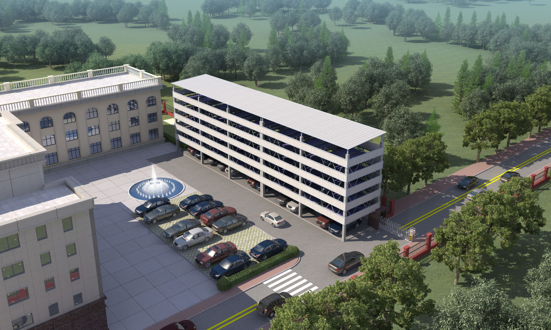 绥化明水俯仰式双层停车质量广受好评