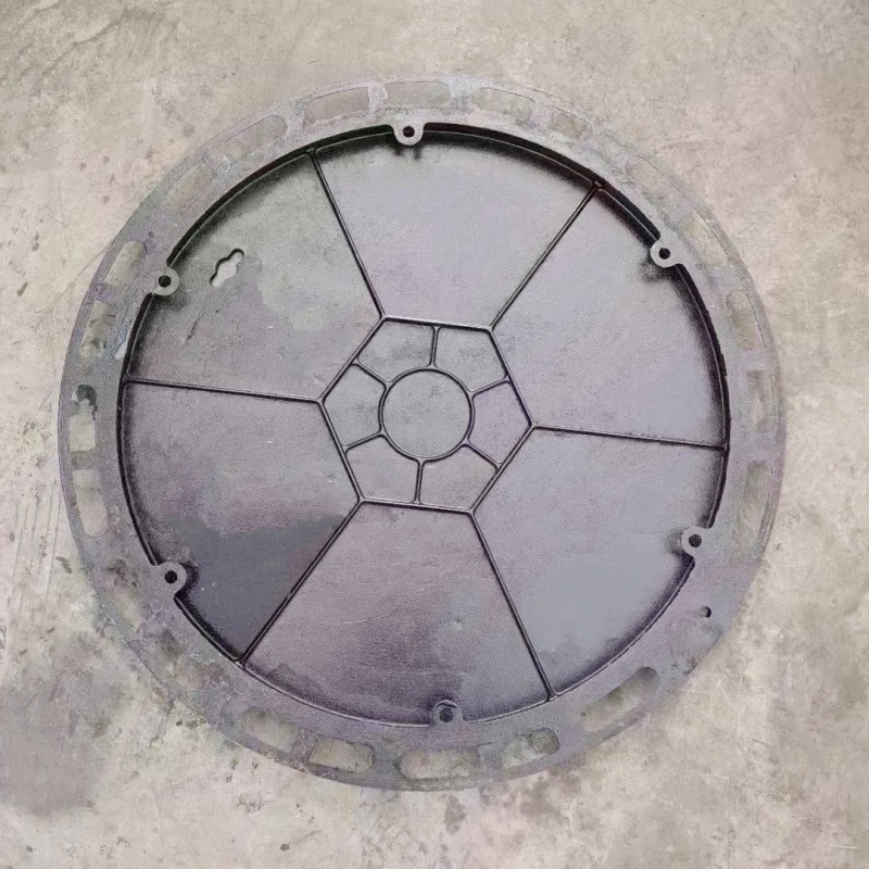 山东省枣庄450*750方形球墨铸铁井盖厂家报价