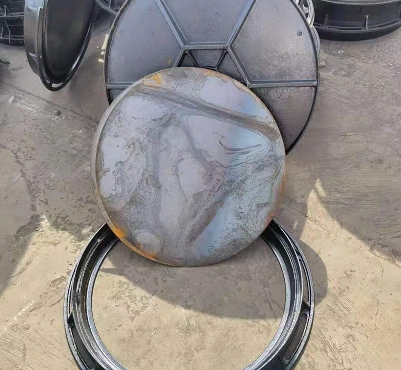 福建省南平花边球墨铸铁井盖来图定制