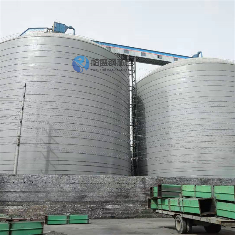 拉萨曲水熟料钢板仓厂家供应商