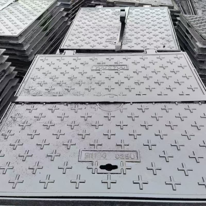 蓝田球墨铸铁井盖市政用球墨铸铁井盖优选原材