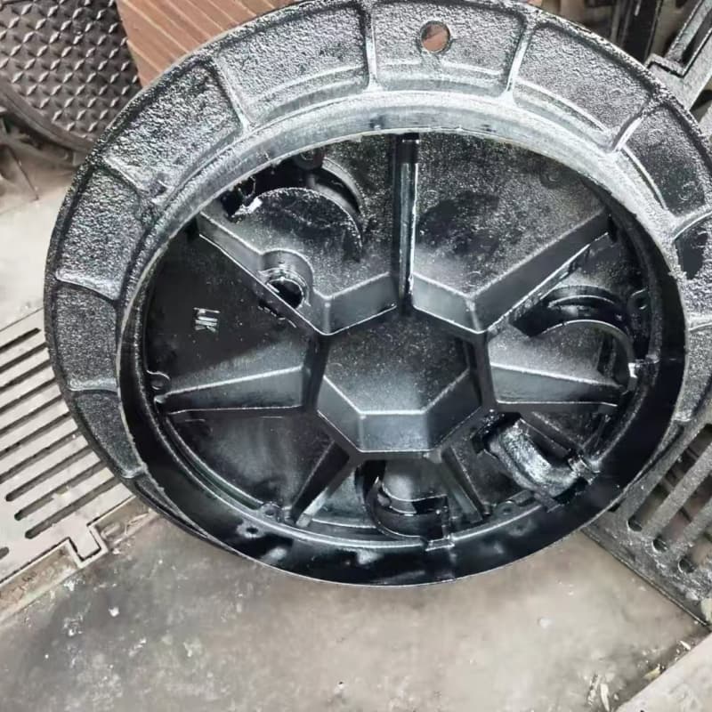 成安球墨铸铁井盖双层球墨铸铁井盖买的放心安兴用的舒心