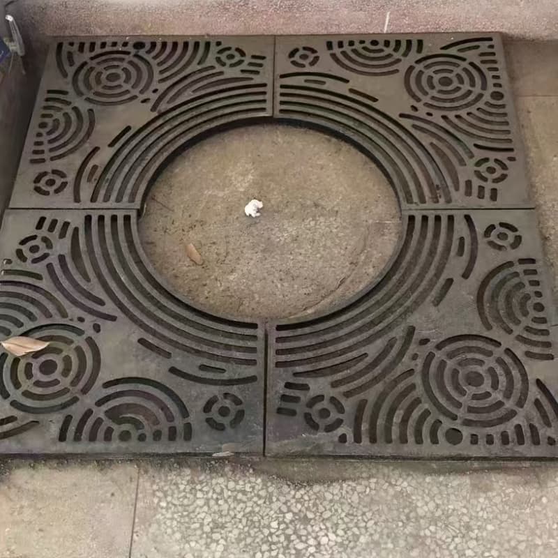 太原球墨铸铁篦子沟盖板400x700下水道篦子定制批发