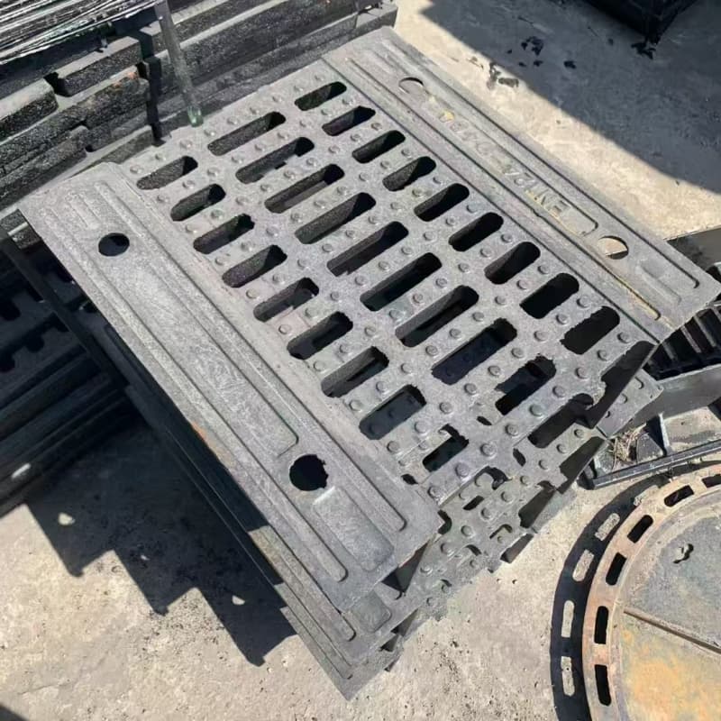 肃州球墨铸铁篦子沟盖板350x500下水道盖板专业生产N年