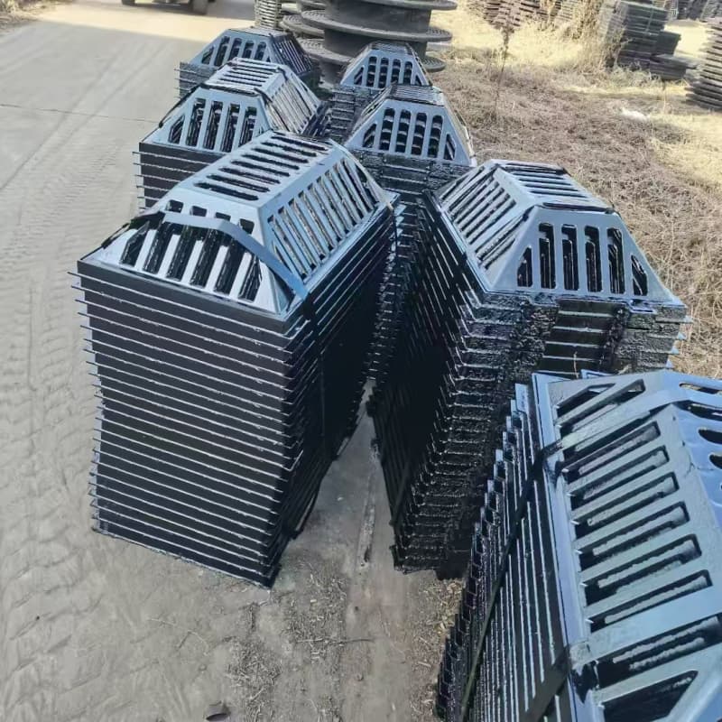 柳河球墨铸铁篦子沟盖板450x750球墨铸铁箅子快速物流发货