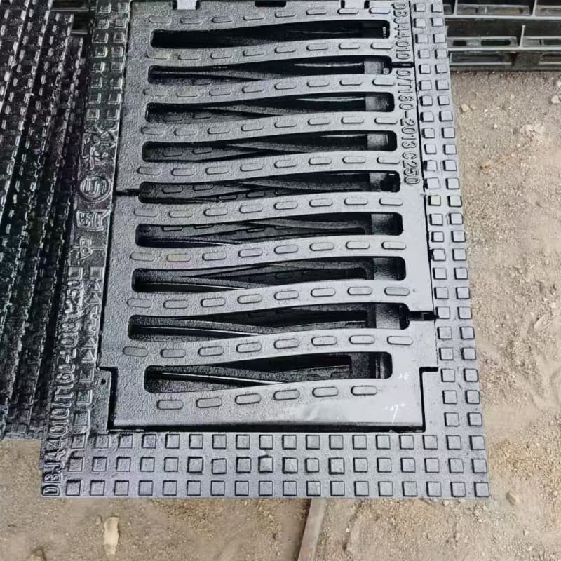京口球墨铸铁篦子沟盖板-350x500下水道篦子随心所欲定制
