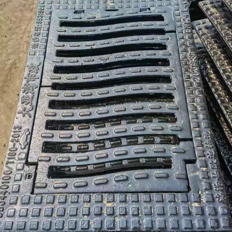 通许球墨铸铁篦子沟盖板450x750球墨铸铁盖板库存齐全厂家直供