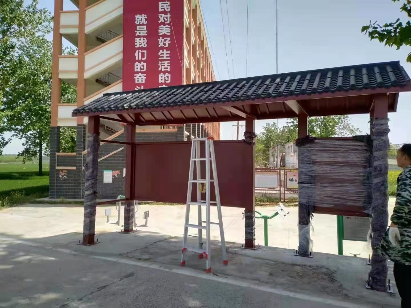 河北景区观光车候车亭生产厂家