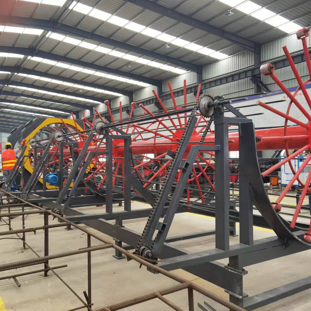 日喀则建贸 钢筋笼滚焊机工作站自动焊钢筋笼滚焊机大量现货供应