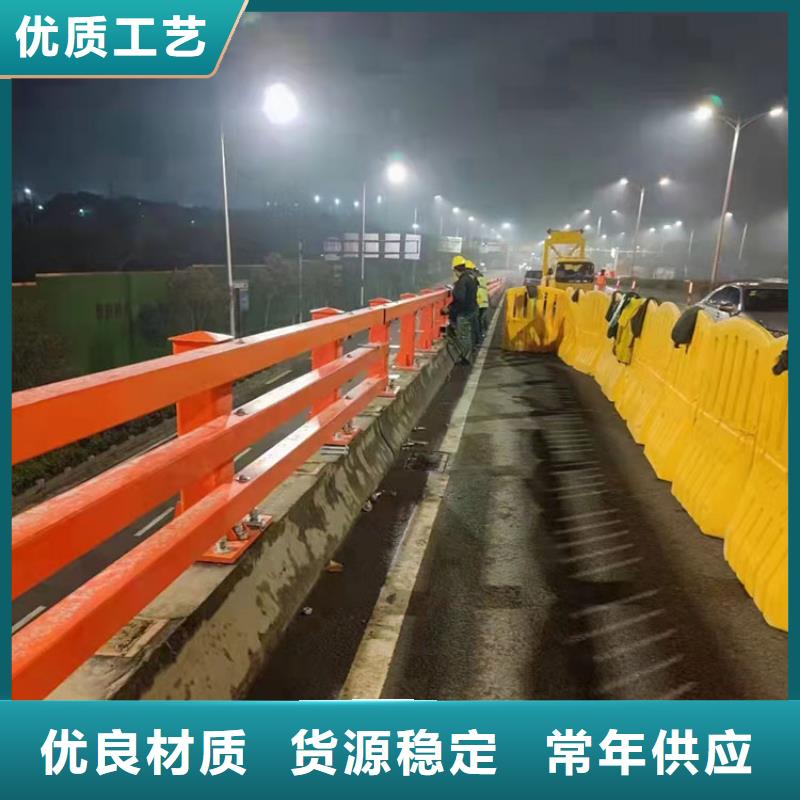 防撞复合管道路护栏厂家价格原料层层筛选