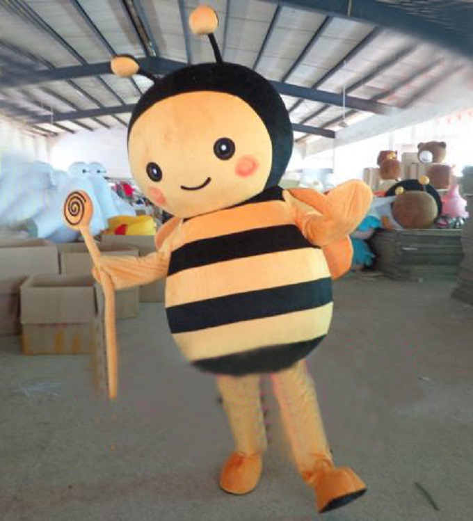 可爱人偶服装定制厂家,套头玩偶服手艺好严谨工艺