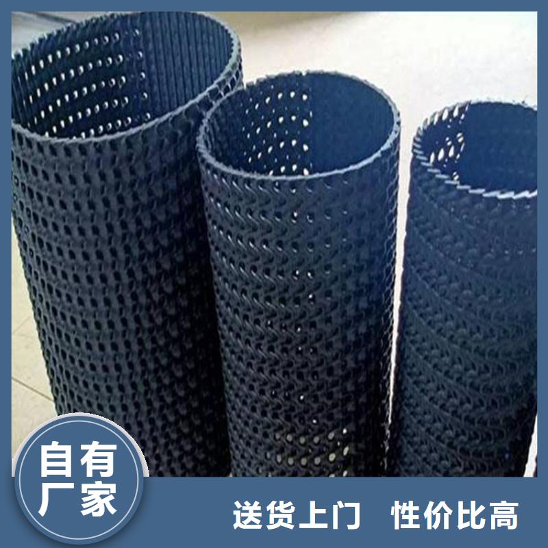 信阳硬式透水管-塑料土工格栅来图来样定制