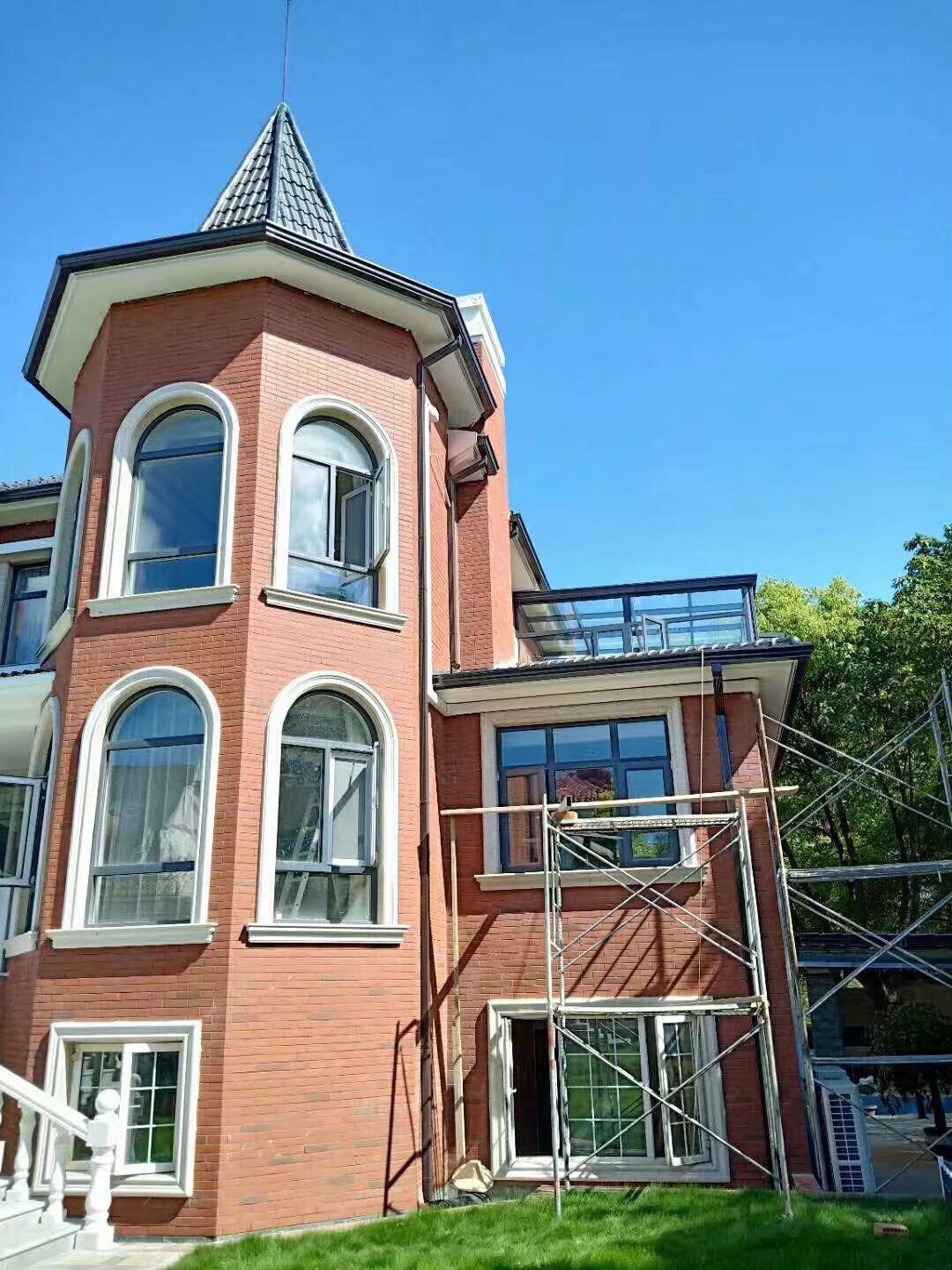 阳台雨水管 铝合金水管 阳台雨水管 铝合金水管厂家