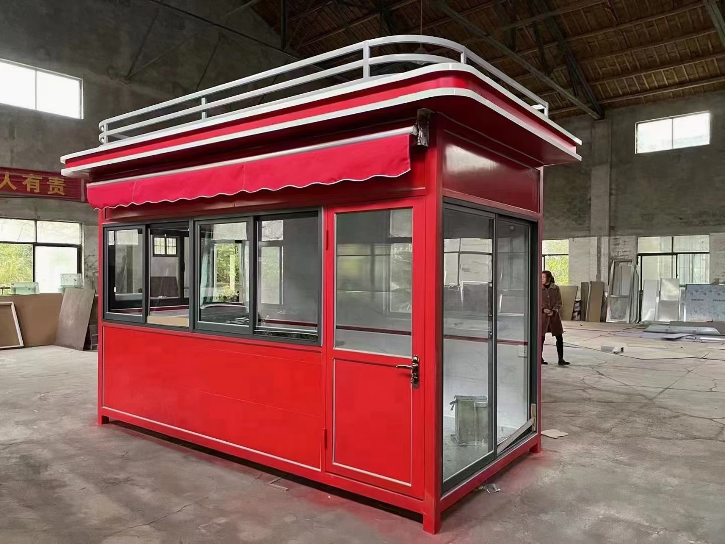 【岗亭户外灯箱售后无忧】