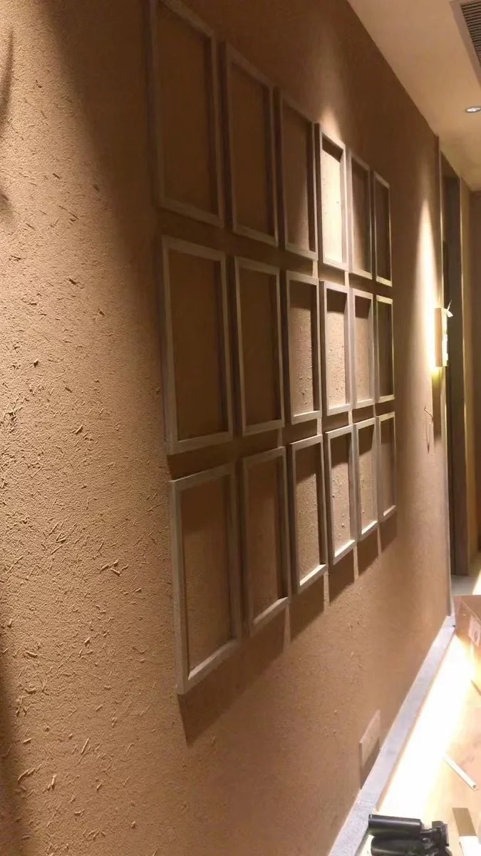 甘肃酒泉内外墙稻草漆，民宿改造，乡村建设，仿夯土稻草泥源头工厂