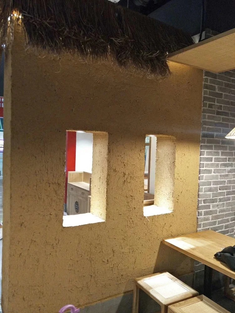 贵州黔东南泥巴墙漆，老房翻新，民宿改造，仿夯土漆厂家定制