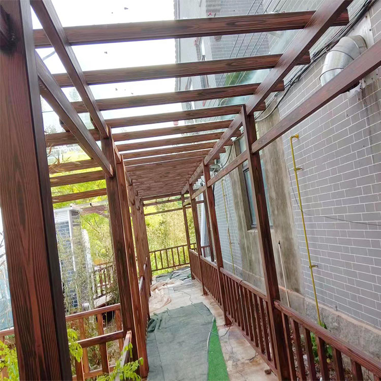 河南许昌仿古木纹漆源头工厂#钢结构建筑#金属面#仿古建筑