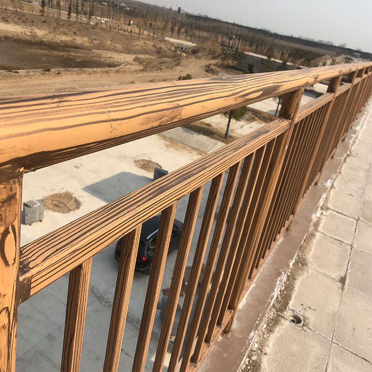 栈道护栏木纹漆施工价格#内外墙#不锈钢#铝合金#镀锌管售后服务完善