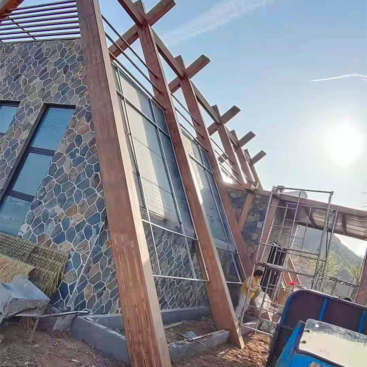 栈道护栏木纹漆源头工厂#廊架长廊#凉亭花架#栈道护栏采购无忧