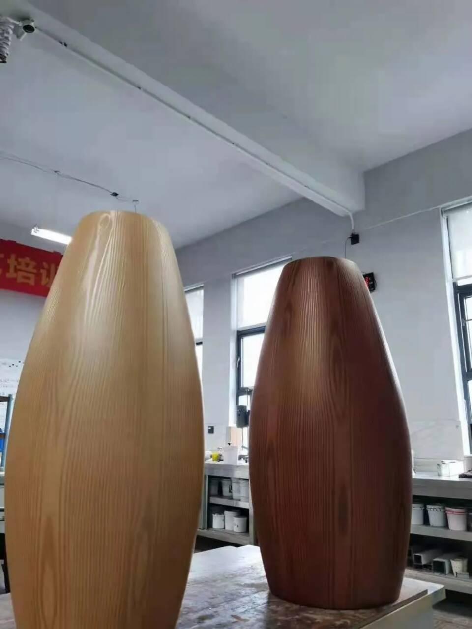 内外墙木纹漆施工厂家#钢结构金属面#凉亭花架#仿古建筑