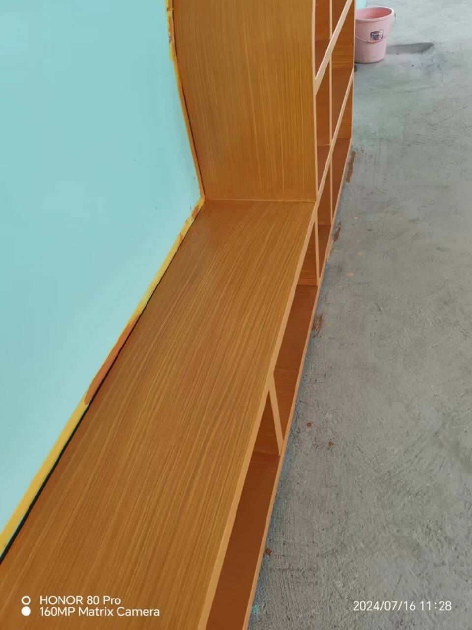 河南周口方钢圆管木纹漆包工包料#方钢圆管#长廊护栏#园林建筑