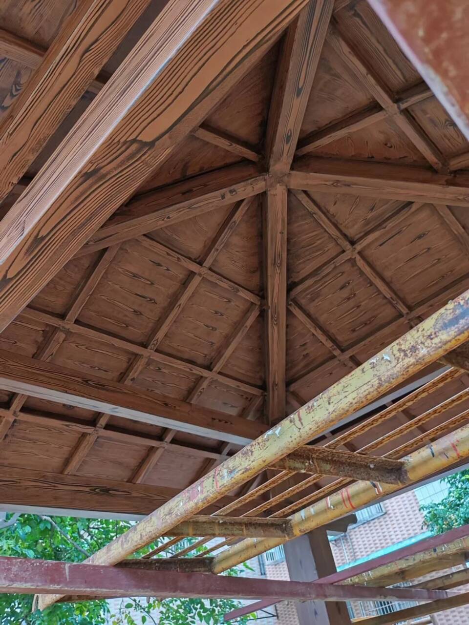 不锈钢仿木纹漆批发厂家#钢结构建筑#金属面#仿古建筑