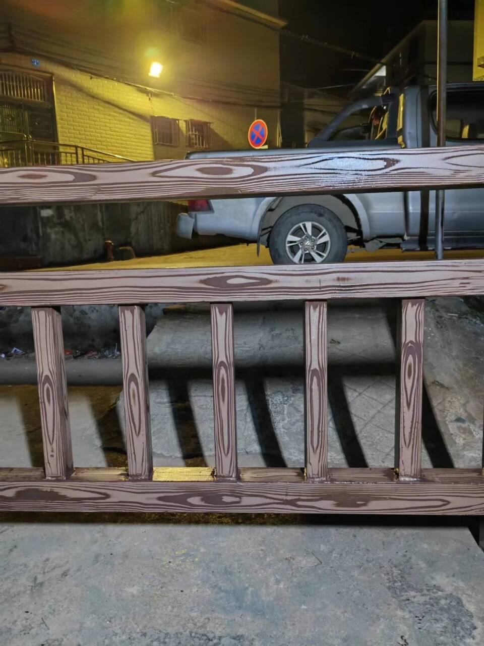 广西生态复古木纹漆厂家电话#钢结构建筑#金属面#仿古建筑