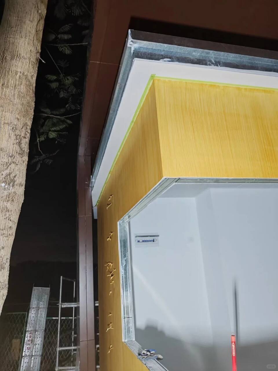 四川雅安园林建筑木纹漆施工价格#铁艺花架#仿古建筑#凉亭廊架