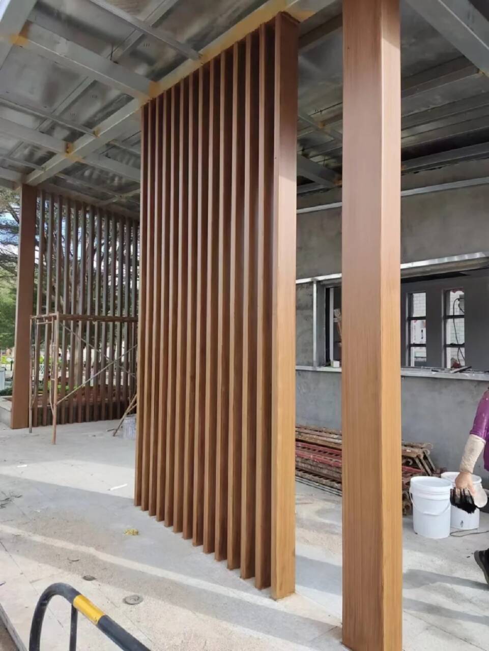 方钢圆管木纹漆批发多少钱#内外墙#不锈钢#铝合金#镀锌管本地范围厂家