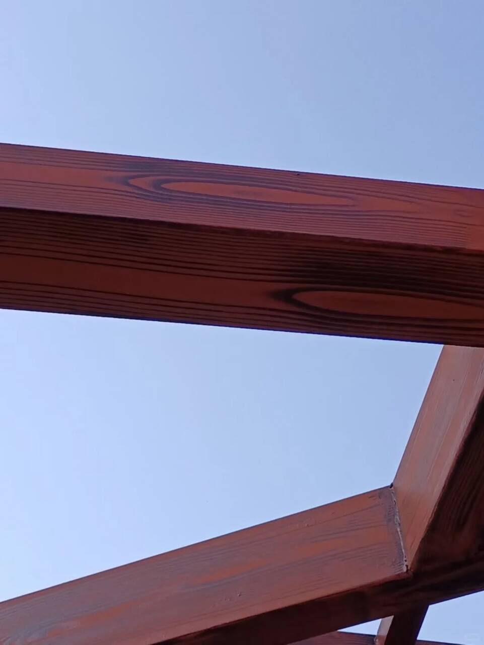 山东淄博廊架长廊木纹漆源头工厂#不锈钢#长廊花架#廊架护栏