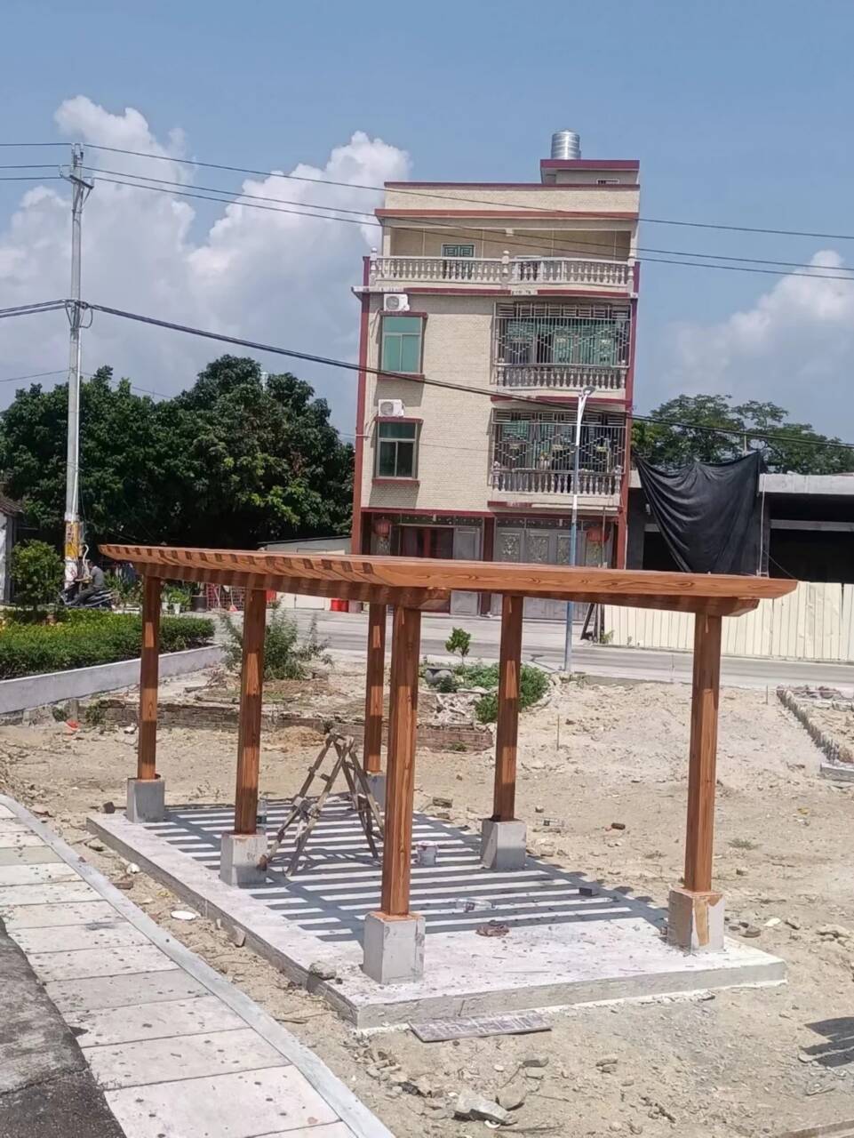 四川凉山园林建筑木纹漆施工厂家#内外墙#不锈钢#铝合金#镀锌管