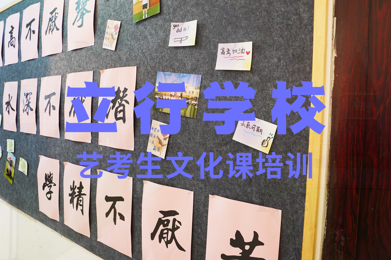 南宁艺考文化课补习高中一对一辅导免费试学