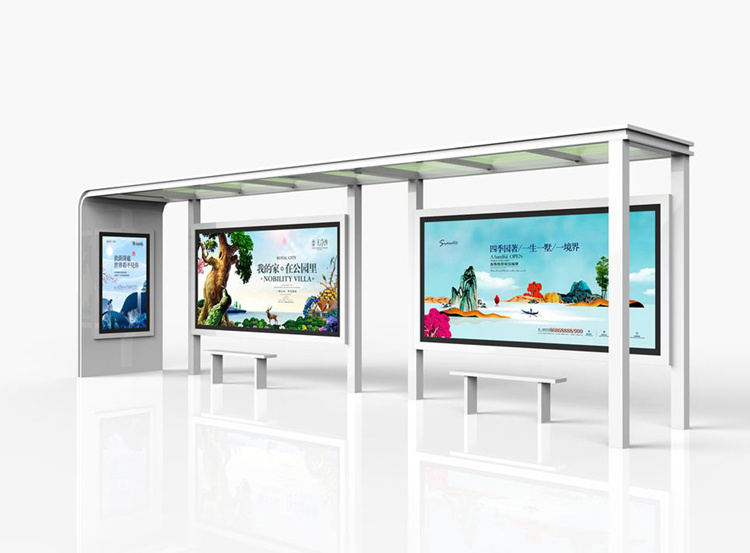 现代交通候车亭来图定制现货