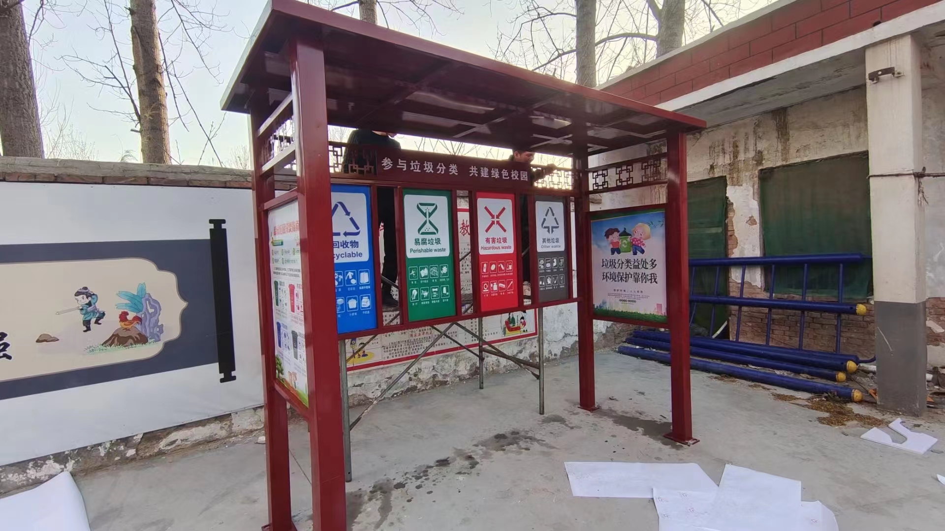 仿古垃圾分类亭为您服务同城区域厂家