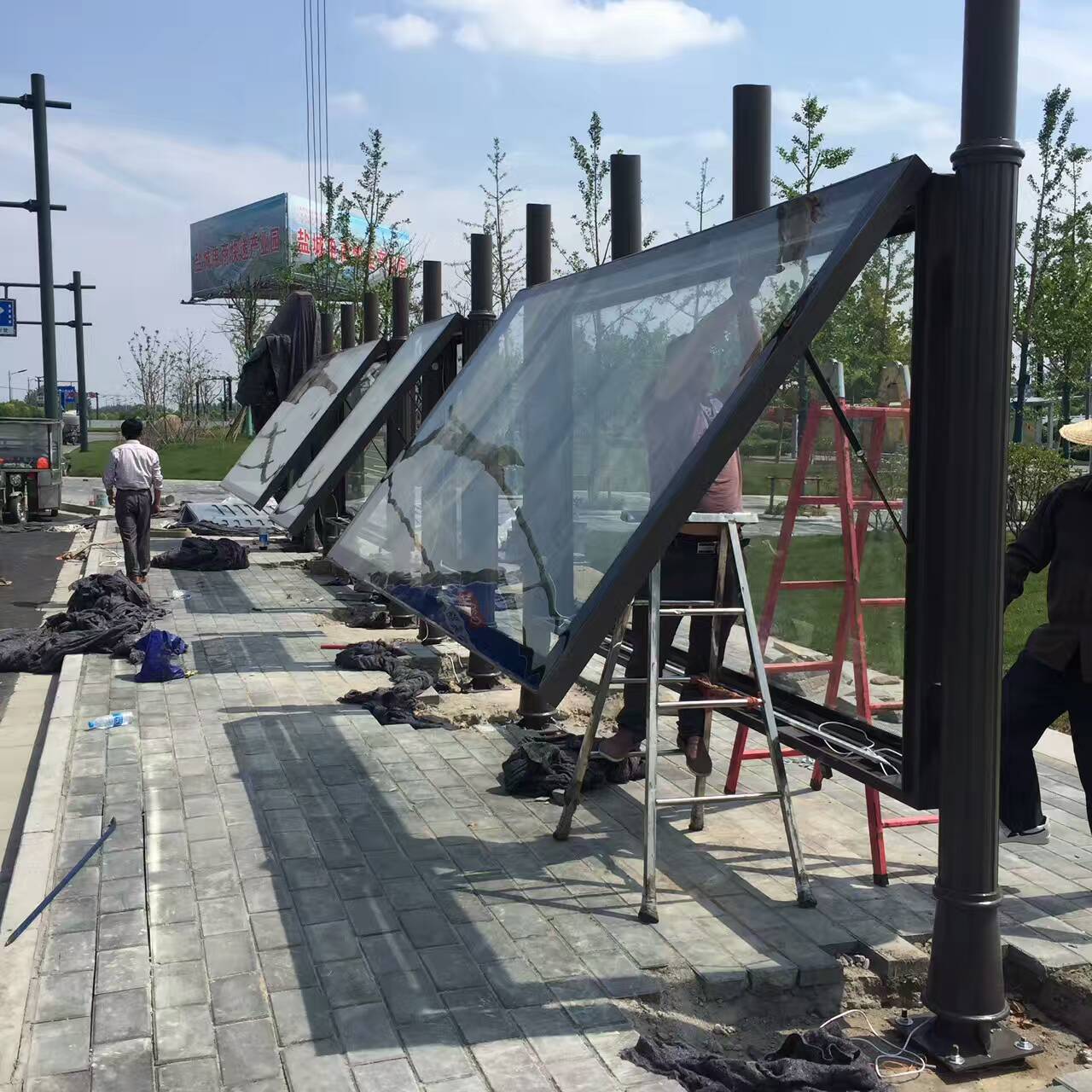 巢湖候车亭_雕塑小品优选好材铸造好品质