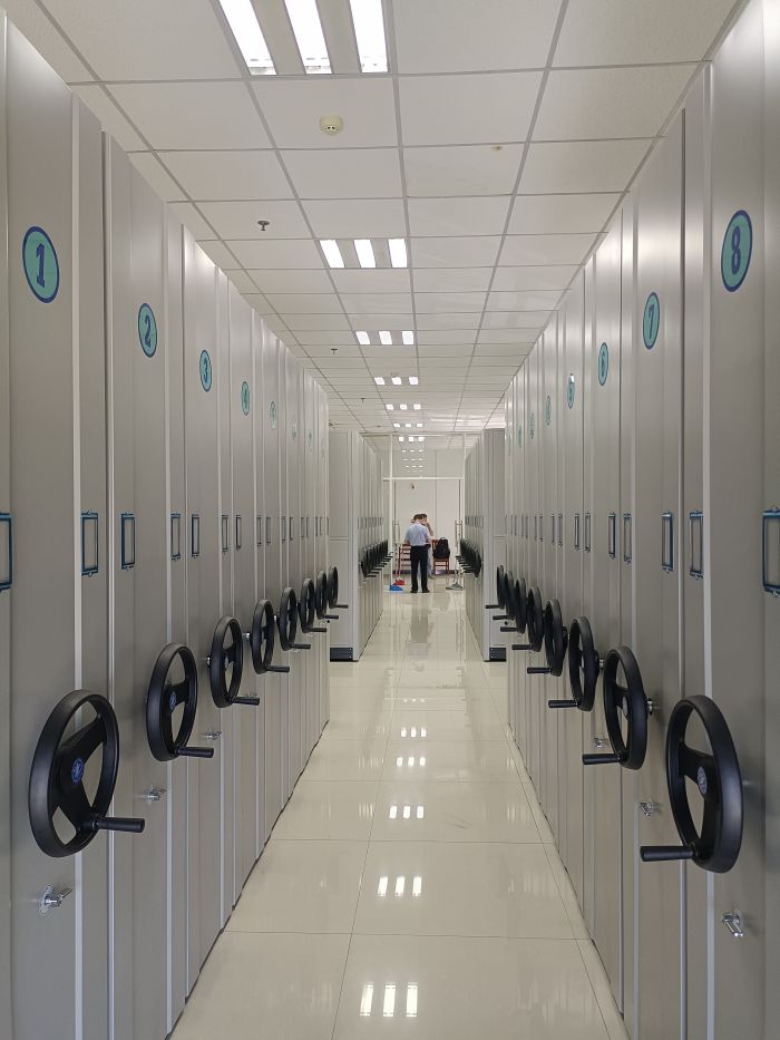 黄骅档案密集柜档案馆手动密集柜支持货到付清