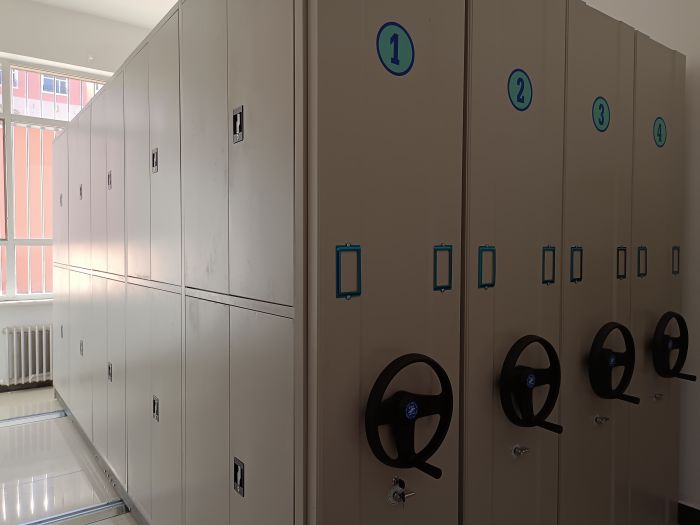 实力供应商【世晔】泰安导轨式档案柜