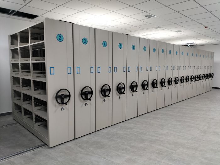 求真务实【世晔】铁岭档案室手摇密集架