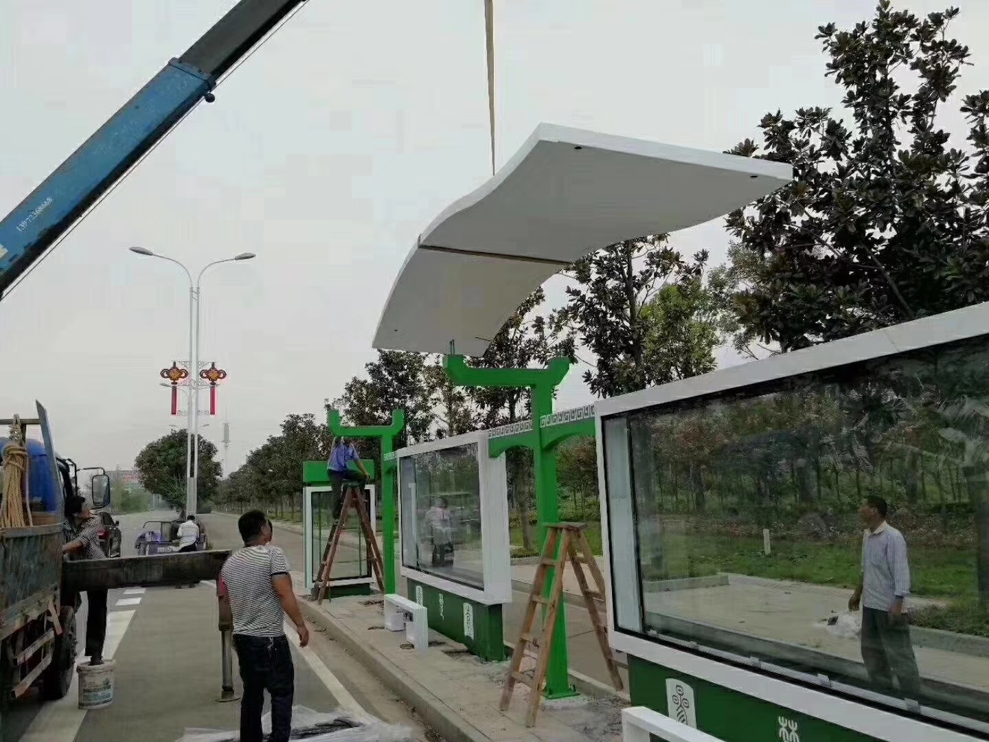 甘肃简易公交站台候车亭量大从优