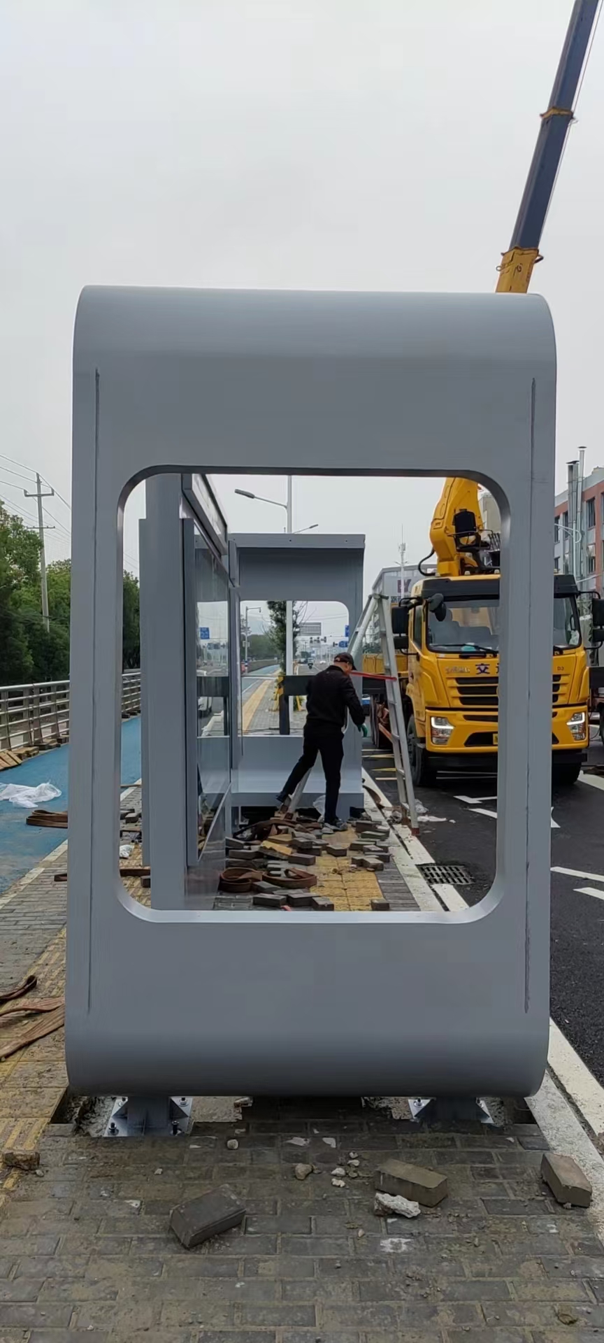 黔东南城市公交站台候车亭值得信赖