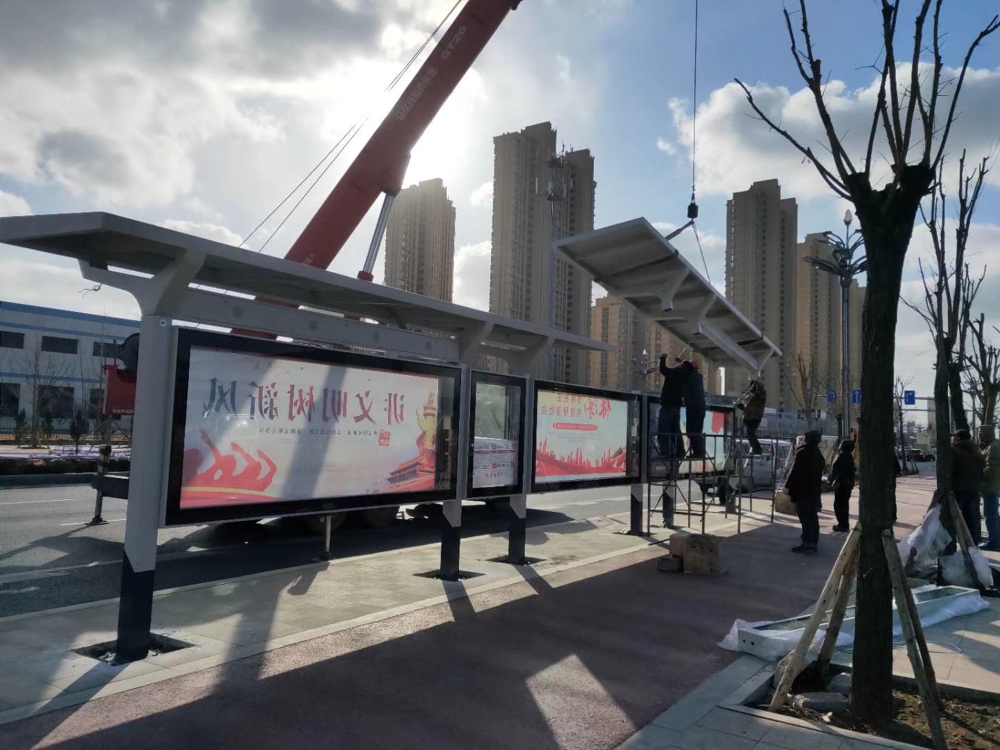 菏泽公交站台候车亭定制服务为先