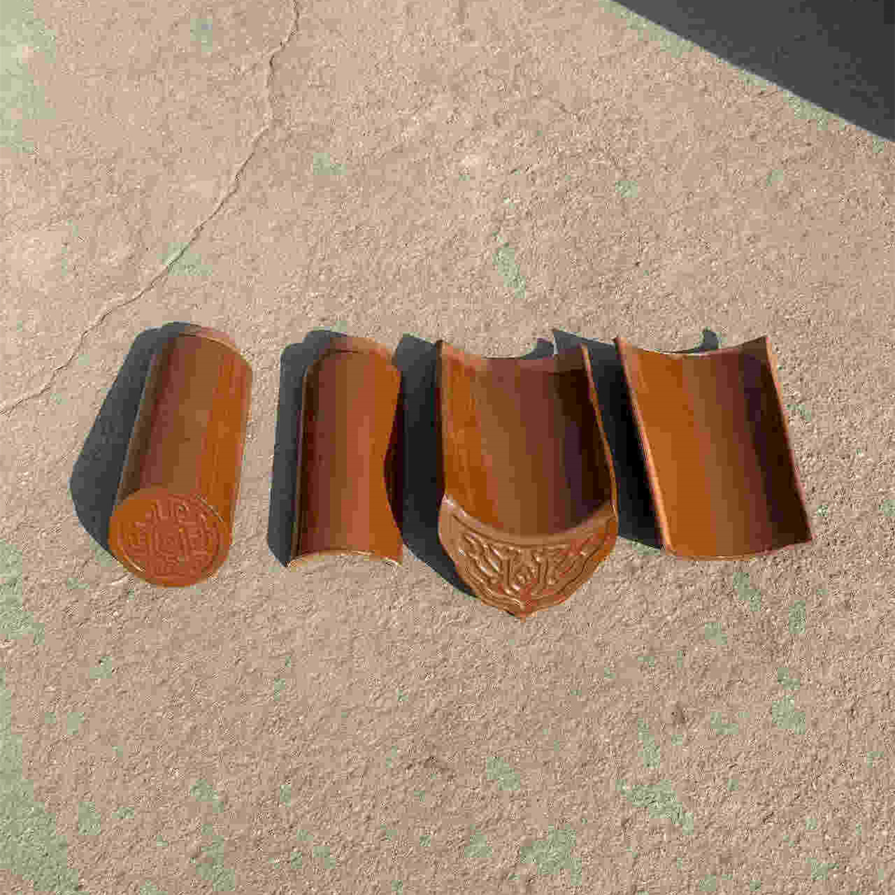 龙岩上杭别墅屋面琉璃瓦 陶土筒瓦价格品牌:天麟建筑陶瓷有限公司