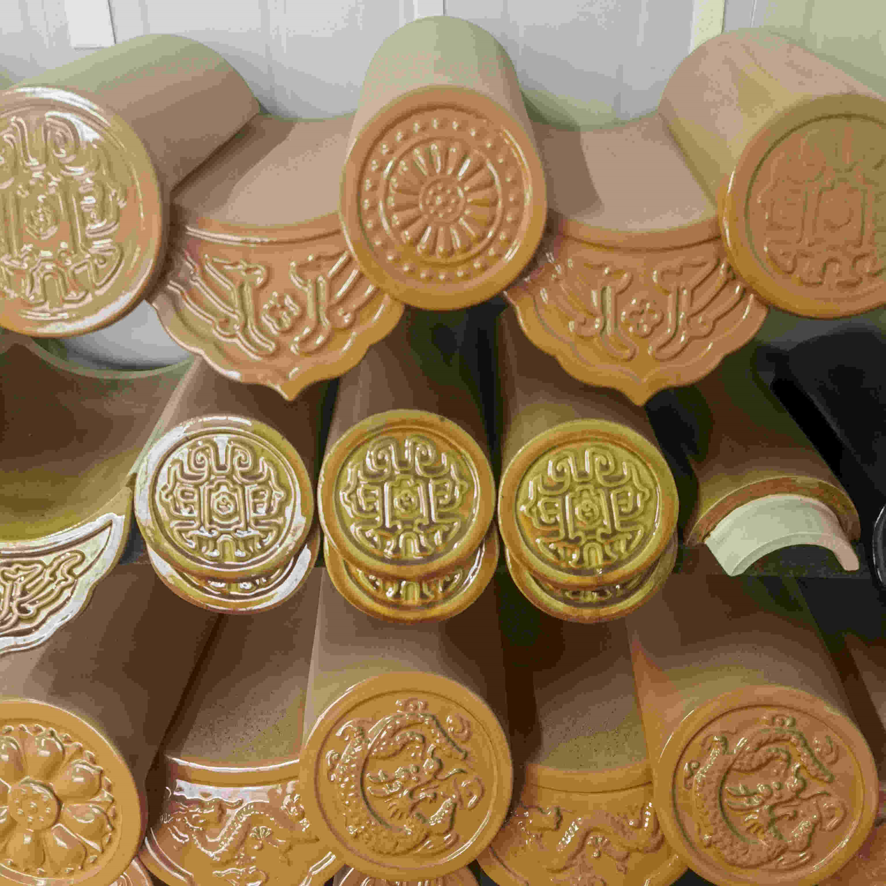 广州番禹#古建瓦 仿古瓦 琉璃筒瓦#实力厂家