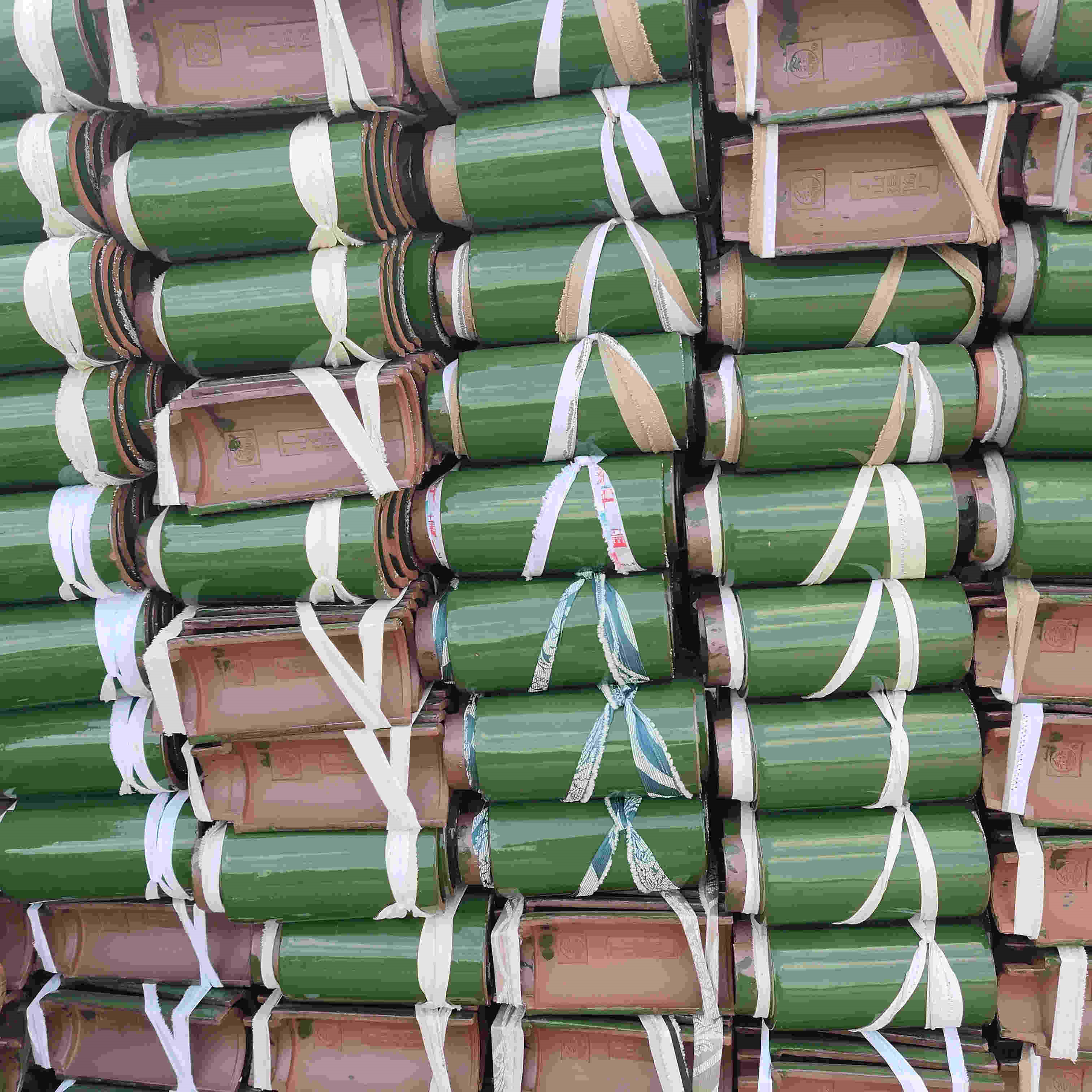 新乡牧野有现货的园林琉璃瓦 寺庙筒瓦 古建瓦供应商